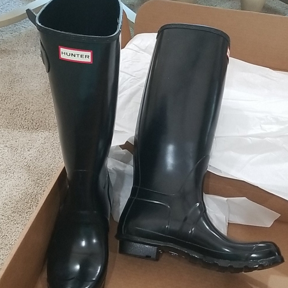 Hunter Shoes - Womens Hunter Rain Boots Size 10 NWT